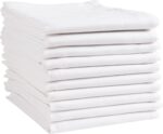 KAF Home White Kitchen Towels, 10 Pack, 100% Cotton - 20 x 30, Soft and Functional Multi-Purpose, Baking, Cooking, Cleaning, Printing, Monogramming, and Embroidery (Plain Weave) - Image 2