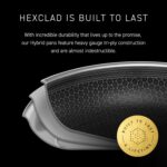 HexClad Hybrid Nonstick 8-Quart Stockpot with Tempered Glass Lid, Stay-Cool Handles, Dishwasher-Friendly, Oven-Safe Up to 900°F, Induction Ready, Compatible with All Cooktops - Image 6