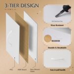 WLIVE White Dresser for Bedroom, 6 Drawer Double Dresser, Fabric Storage Tower with Fabric Bins, Chest of Drawers for Closet, Living Room, Hallway - Image 7