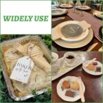 Disposable Wooden Cutlery Spoons - 100 Pack Wooden Spoons Disposable,Biodegradable and Earth Friendly, 6.3 Inch Length - Image 9