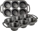 Lodge Cast Iron Muffin Pan, Set of 2 - Image 2
