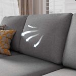 HONBAY Convertible Sectional Sofa, Convertible L Shaped Couch with Reversible Chaise, Sectional Couch for Small Space Apartment, Grey - Image 6