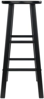 Winsome Element 2-Piece Counter Stool Set, Classic Backless Bar Chairs for Kitchen & Dining Room Seating, Timeless Essential Furniture for Home, Dorm, Apartments - Image 8