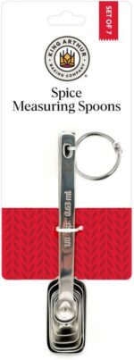 King Arthur Baking Company Spice Measuring Spoons, 18/8 Stainless Steel, 7-Piece Set, Precision Measures, For Baking And Cooking - Image 2