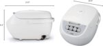 TIGER JBV-A10U 5.5-Cup (Uncooked) Micom Rice Cooker and Warmer with Tacook Food Steamer Cooking Tray Technology, White - Image 4