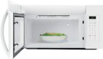 Frigidaire FFMV1846VW 30" White Over the Range Microwave with 1.8 cu. ft. Capacity, 1000 Cooking Watts, Child Lock and 300 CFM in White - Image 4