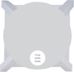 Zeke White 24" Counter Stool with Round Seat by Linon - Image 7