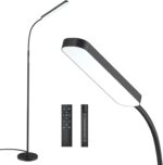 Floor lamp, 15w/1000lm Bright LED Floor Lamp with Stepless Adjustable 3000K-6000K Colors and Dimmer, Remote and Touch Control, Adjustable Floor Lamp for Living Room - Image 2