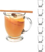 Anchor Hocking Café Glass Coffee Mugs, 16 oz, Set of 6 - Image 2