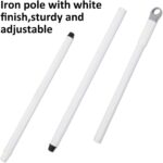 BOOMJOY Floor Scrub Brush with Long Handle, 2 in 1 Scrape and Brush, Stiff Bristles for Cleaning Bathroom, Patio, Garage, Kitchen, Deck, Tile - Image 6