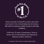 Keter Marvel Plus 71 Gallon Resin Outdoor Storage Box for Patio, Balcony & Garden – Weather‑Resistant Deck Box for Cushions, Pillows, Pool Floats & Tools, Brown - Image 8