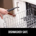 GORILLA GRIP Patented BPA-Free Sharp Stainless Steel Dual Swivel Vegetable Peeler, Soft Comfortable Handle, Smoothly Peel Apples Potatoes Carrots, Includes Blade Cover, Kitchen Tool Peelers, Black - Image 9