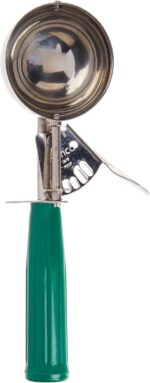 Winco ICD-12 No.12 Ice Cream Disher with Plastic Handle, Green - Image 2