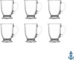 Anchor Hocking Café Glass Coffee Mugs, 16 oz, Set of 6 - Image 8