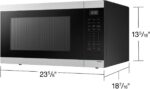 SAMSUNG 1.9 cu. ft. Countertop Microwave with Sensor Cooking, Stainless Steel, MS19DG8500SRAA - Image 10