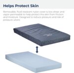Drive Medical 15076 Decompressing Foam Mattress, Blue - Image 7