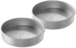 USA Pan Bakeware Round Cake Pan, 9 inch, Nonstick & Quick Release Coating, Made in the USA from Aluminized Steel, Set of 2 - Image 2