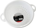 Chef Craft Select Plastic Deep Colander, 11x5 inch 5 quart, White - Image 3