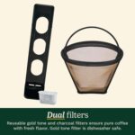 Cuisinart DCC-1200P1 Brew Central 12-Cup Programmable Coffeemaker Coffee Maker, Carafe, Brushed Chrome - Image 7