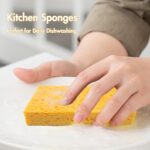 6 x 3.6 x 0.9 Inch JK SP-T22 Large Sponge, Kitchen Sponges, Handy Sponges, Cellulose Sponges, Dish Washing Sponge, Natural Sponge, Car Washing Sponge, Eco Friendly Sponge - Image 5