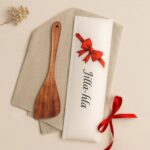 Wooden Spatula Nonstick Turner Acacia Wood, Right Long Handle Flat Frying Spatulas Handmade for Mother Wife Grandma Her Kitchen Gift, Ideal Cookware Utensils for Cooking Eggs, Fish, Pancakes - Image 8