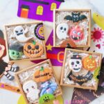 5 Pieces Mini Halloween Cookie Cutters, Size 2.2" to 2.6" Small Stainless Steel Molds Ghost, Cat, Bat, Pumpkin Holiday Shapes for Halloween Party Decorations - Image 6