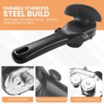 Bellemain Stainless Steel Can Opener – Manual Can Opener For seniors - Ergonomic Smooth edge Can Opener Hand Held Heavy Duty – Easy to use can opener safe cut - Image 3