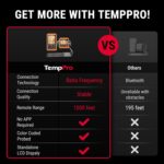TempPro TP829 1000ft Wireless Meat Thermometer Digital for Grilling and Smoking, 4 Meat Probes Grill Thermometer for Outside Grill, BBQ Thermometer for Cooking Food Temperature (Previously ThermoPro) - Image 3