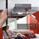 Floor lamp, 15w/1000lm Bright LED Floor Lamp with Stepless Adjustable 3000K-6000K Colors and Dimmer, Remote and Touch Control, Adjustable Floor Lamp for Living Room - Image 4
