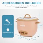 AROMA® 6-Cup (Cooked) One-Touch Pot Style Rice Cooker with CoreCoat™ PFAS-Free Nonstick Ceramic Surface (1.5 Quarts) - Image 5