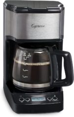 Capresso 5-Cup Mini Drip Coffee Maker, Black and Stainless Steel - Image 2