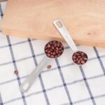 Stainless Steel Measuring Spoons Set - Stacking Metal Teaspoons & Tablespoons - 1/8, 1/4, 1/2 TSP, 1 TSP, 1/2, 1 Tbsp - Coffee & Spice Jars Scoop - Image 7