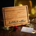 Personalized Wood Engraved Cutting Board - Valentines Day Gifts for Her - Unique Present for Wedding, Anniversary, Housewarming, Birthday, Holiday, or Romantic Gift Idea for Friends, Family, Mom, Dad - Image 9
