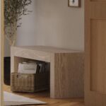 Maven Lane Zeno Bench – Grey Solid Wood – Ideal for Living Room, Entryway and Bedroom Décor - Image 10