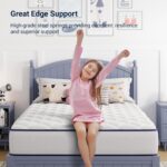 Avenco 8 Inch Twin Mattress, Foam and Spring Hybrid Mattresses in a Box, Medium Soft Breathable Fabric & Adaptive Support CertiPUR-US Certified, Colchones Twin Size in Guest and Kids Bedroom - Image 6