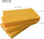6 x 3.6 x 0.9 Inch JK SP-T22 Large Sponge, Kitchen Sponges, Handy Sponges, Cellulose Sponges, Dish Washing Sponge, Natural Sponge, Car Washing Sponge, Eco Friendly Sponge - Image 3