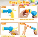 31Pcs Cat Ball Toy Launcher Gun,Cat Balls Fetch Toy,30Pcs Plush Fuzzy Balls Launcher Cat Toy for Cats with 1 Gun,Funny Interactive Cat Toys for Bored Indoor Adult Cats,Cute Kitten Kitty Toys - Image 7