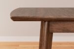 Signature Design by Ashley Lyncott Mid-Century Dining Extension Table, Dark Brown - Image 12