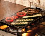 Lodge Double Play Reversible Cast Iron Grill/Griddle - Dual-Sided with Double Burner Configuration for Eggs, Pancakes, Burgers & More - Seasoned, Non-Toxic Cookware - Heavy-Duty Grill Pan - Black - Image 6