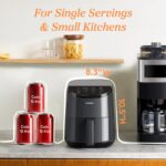 COSORI Air Fryer 2.1 QT, Small & Mini 4-in-1 airfryer Ideal for Simple Meals and Snack, Easy to Leftover Food to Crispy, Up to 97% Less Oil, 30 In-App Recipes, Nonstick & Dishwasher-Safe Basket - Image 3