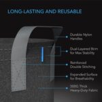 AC Infinity Heavy Duty Fabric Pots, 5 Gallon Aeration Reusable Grow Bags 5-Pack with 500G Thick Nonwoven Fabric and Multi-Purpose Rings, for Low Stress Plant Training Fruits, Vegetables, and Flowers - Image 5