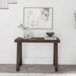 Plank+Beam Solid Wood Console Table, 46 Inch, Sofa Table, Narrow Entryway Table for Hallway, Behind The Couch, Living Room, Foyer, Easy Assembly, Walnut - Image 4