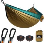 NATUREFUN Ultra-Light Travel Camping Hammock | 300kg Load Capacity,Breathable,Quick-Drying | 2 x Premium Carabiners,2 x Nylon Slings Included | Outdoor Indoor Garden - Image 2