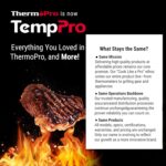 TempPro TP829 1000ft Wireless Meat Thermometer Digital for Grilling and Smoking, 4 Meat Probes Grill Thermometer for Outside Grill, BBQ Thermometer for Cooking Food Temperature (Previously ThermoPro) - Image 10