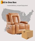 GarveeHome Power Lift Recliner Chair - Heat and Massage, Faux PU Electric Lift Recliner for Elderly & Mobility Impaired, Adjustable Back and Legs, Heavy Duty Lift Chair for Seniors - Image 10