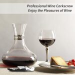 2 PCS Waiter Corkscrew Wine Opener,Upgraded Heavy Duty Wine Keys,Stainless Steel Double Hinged Wine Key for Serves,Bartenders(Black) - Image 3