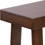 Plank+Beam Solid Wood Console Table, 46 Inch, Sofa Table, Narrow Entryway Table for Hallway, Behind The Couch, Living Room, Foyer, Easy Assembly, Walnut - Image 6