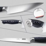 SHAN ZU Knife Sets for Kitchen with Block, Knife Block Set, Japanese Super Steel Kitchen Knife Sets with Removable Block & K133 Ergonomic Handle, Black Tortoise Genbu Series - Image 4