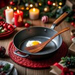 Wooden Spatula Nonstick Turner Acacia Wood, Right Long Handle Flat Frying Spatulas Handmade for Mother Wife Grandma Her Kitchen Gift, Ideal Cookware Utensils for Cooking Eggs, Fish, Pancakes - Image 3