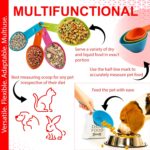 Vila Pet Food Measuring Scoop Cups, One Set to Feed Them All - Ideal for Multi-Pet Homes, Perfect Portion for Your Pets, Easy to Fill and Measure, 4pcs - Image 3